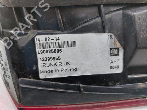 Right taillight VAUXHALL ASTRA Mk VI (J) GTC (P10) 1.4 | BP26864860C35 