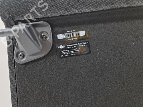Rear parcel shelf MINI MINI COUNTRYMAN (F60) John Cooper Works ALL4 | BP31964581C85 