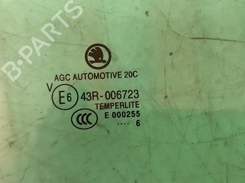 Rear right door window SKODA FABIA III (NJ3) 1.2 TSI | BP26758212C21 