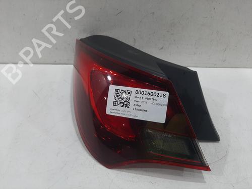 Used Left taillight VAUXHALL ASTRA Mk VI (J) GTC (P10) 1.4 (140 hp) 31305523