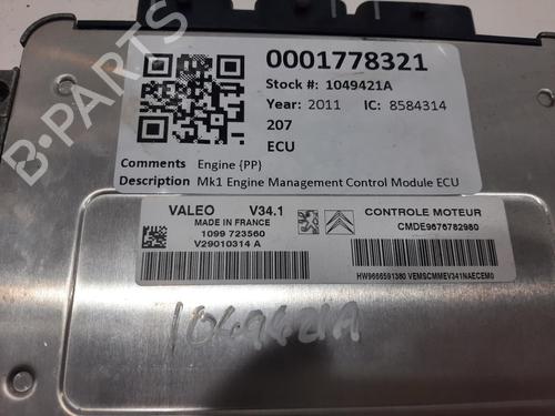 Engine control unit (ECU) PEUGEOT 207 Saloon 1.4 | BP37448962M57 - Image 5