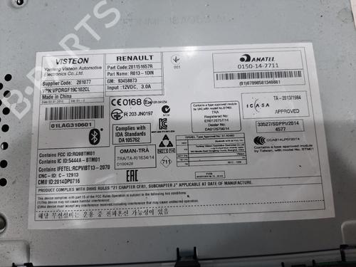 Radio VAUXHALL VIVARO B Van (X82) 1.6 CDTi | BP36153942E6 - Image 2