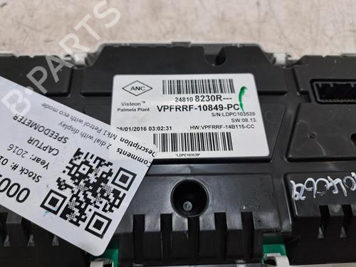Instrument cluster RENAULT CAPTUR I (J5_, H5_) 0.9 TCe 90 | BP31978196C47 