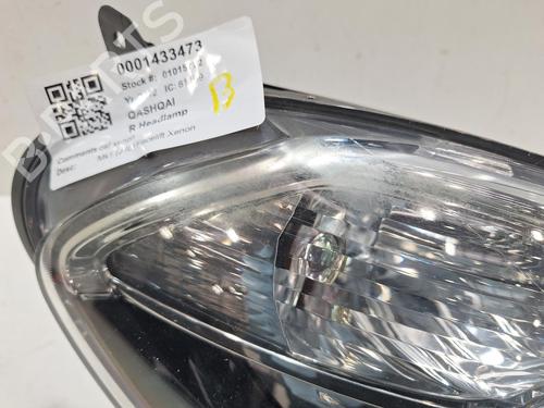 Right headlight NISSAN QASHQAI / QASHQAI +2 I (J10, NJ10, JJ10E) 1.6 dCi All-wheel Drive | BP26842980C29 