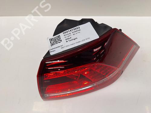 Right taillight VW GOLF VII (5G1, BQ1, BE1, BE2) 2.0 GTD | BP27616046C35 