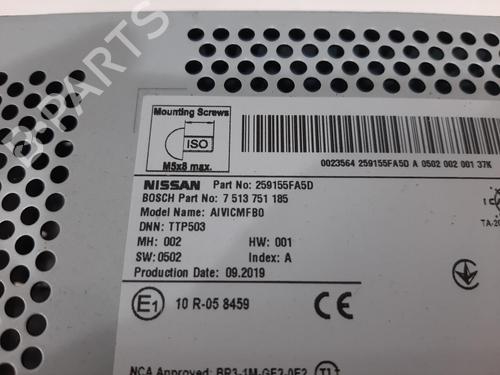 Electronic module NISSAN MICRA V (K14) 1.0 IG-T 100 | BP37448901M83 - Image 2