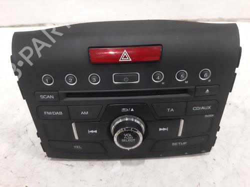 Used Radio HONDA CR-V IV (RM_) 1.6 i-DTEC (RE6) (120 hp) 26836257