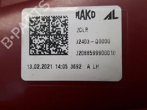 Left taillight HYUNDAI i20 III (BC3, BI3) 1.0 T-GDI hybrid 48V | BP31537524C34 