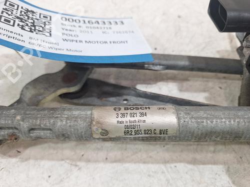 Front wiper motor VW POLO V (6R1, 6C1) 1.2 | BP32381104M29 