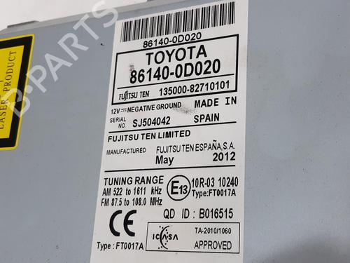 Radio TOYOTA YARIS (_P13_) 1.3 (NSP130_, NSP130) | BP26843935E6 