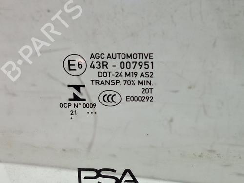 Front right door window PEUGEOT 208 II (UB_, UP_, UW_, UJ_) 1.2 PureTech 100 | BP26859807C19 