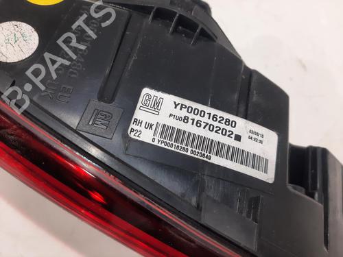 Right taillight VAUXHALL GRANDLAND X / GRANDLAND (A18) 1.2 Turbo (75) | BP29349246C35 