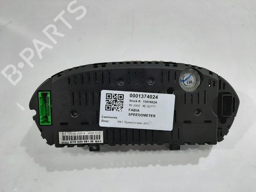 Instrument cluster SKODA FABIA I (6Y2) 1.2 | BP26804455C47 