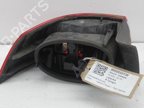 Used Right taillight RENAULT LAGUNA II (BG0/1_) 1.8 16V (BG06, BG0J, BG0M) (116 hp) 26752035