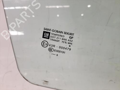 Front right door window VAUXHALL CORSA Mk IV (E) (X15) 1.4 | BP29922522C19 