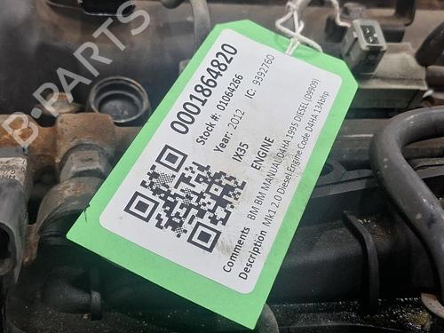 Engine HYUNDAI ix35 (LM, EL, ELH) 2.0 CRDi 4WD | BP40258482M1 - Image 2