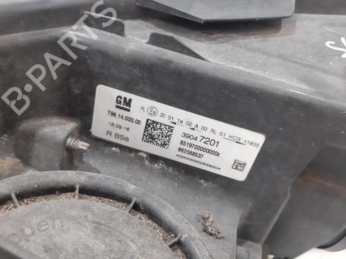 Right headlight VAUXHALL ASTRA Mk VII (K) (B16) 1.0 | BP29922852C29 