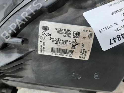 Right headlight MERCEDES-BENZ E-CLASS (W212) E 220 CDI / BlueTEC (212.001, 212.002) | BP31361678C29 