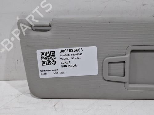 Right sun visor SKODA SCALA (NW1) 1.5 TSI | BP38970065I2 - Image 3