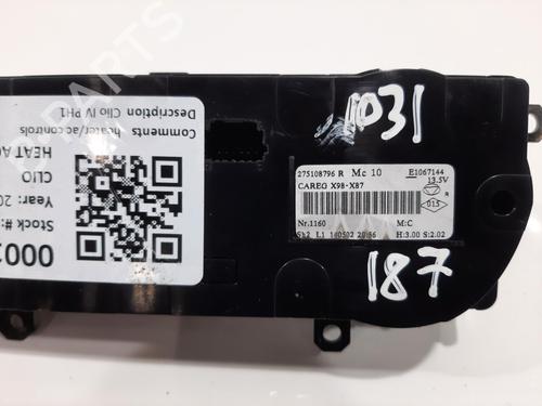 Commande Chauffage RENAULT CLIO IV (BH_) 0.9 TCe 90 (BHNF, BHMA, BHMH, BHJK, BHJR) | BP29988867I5 