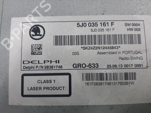 Radio SKODA RAPID (NH3, NK3, NK6) 1.6 TDI | BP26808504E6 