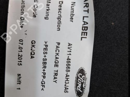 Rear parcel shelf FORD B-MAX (JK) 1.0 EcoBoost | BP38919214C85 - Image 2