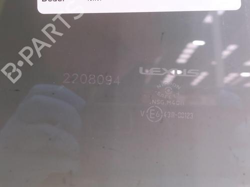 Rear right door window LEXUS ES (_Z10_, _A10_, _H10_) 300h (AXZH10, AXZH11) | BP26745502C21 
