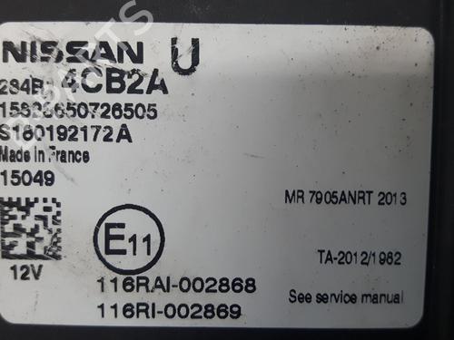 Control unit NISSAN QASHQAI II SUV (J11, J11_) 1.6 DIG-T | BP26871925M11 