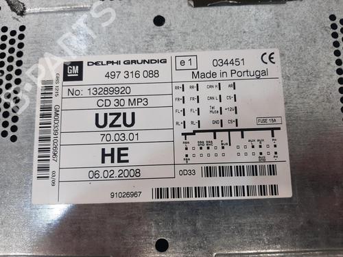 Radio VAUXHALL CORSA Mk III (D) (S07) 1.2 (L08) | BP26796629E6 