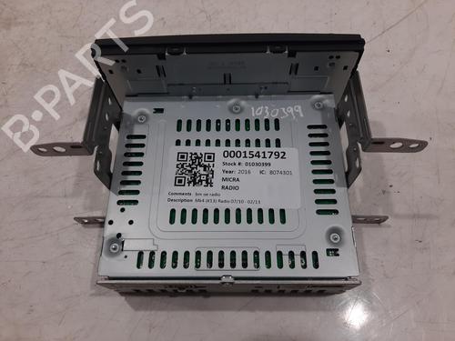 Radio NISSAN MICRA IV (K13K, K13KK) 1.2 | BP29922491E6