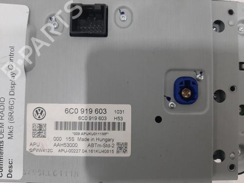 Radio VW POLO V (6R1, 6C1) 1.2 TSI 16V | BP26849558E6 
