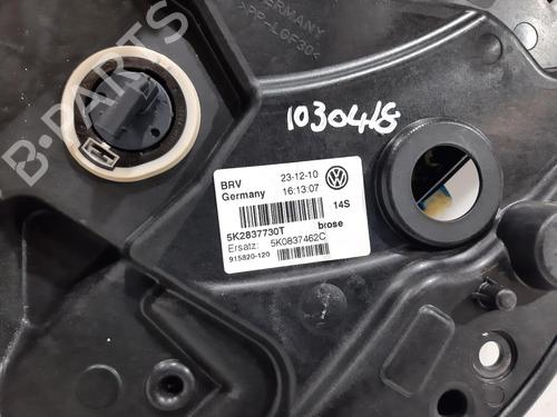 Rudehejsemekanisme Højre foran VW GOLF VI (5K1) 1.6 TDI | BP29882834C23