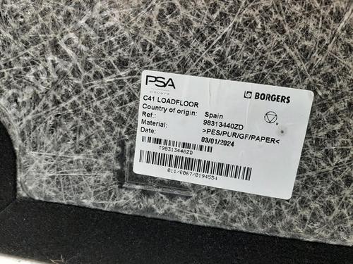 Luggage compartment floor CITROËN C4 III (BA_, BB_, BC_) 1.2 PureTech 130 (BAHNSA, BAHNSB) | BP32026810I33