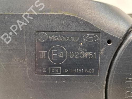 Left mirror HYUNDAI i20 I (PB, PBT) 1.2 | BP29581508C26 