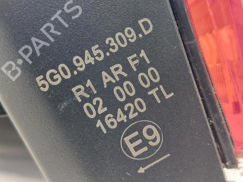 Left taillight VW GOLF VII (5G1, BQ1, BE1, BE2) 1.4 TSI | BP26827697C34 