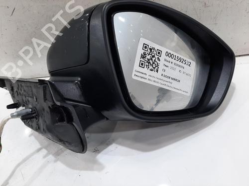 Right mirror CITROËN C3 III (SX) 1.2 THP 110 (SXHNPS, SXHNZT, SXHNZ6) | BP31009638C27