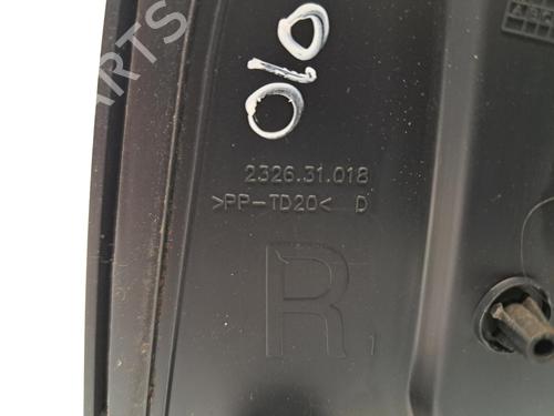 Right mirror PEUGEOT 108 1.0 VTi | BP29581432C27 