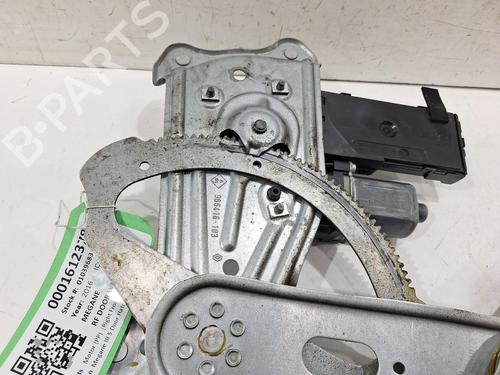 Front right window mechanism RENAULT MEGANE III Hatchback (BZ0/1_, B3_) 1.5 dCi (BZ09, BZ0D, BZ1W, BZ29, BZ14) | BP31751328C23 