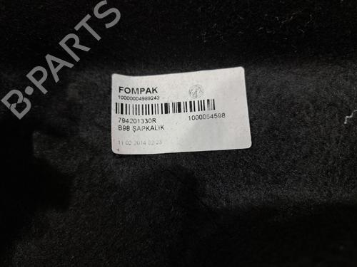 Rear parcel shelf RENAULT CLIO IV (BH_) 0.9 TCe 90 (BHNF, BHMA, BHMH, BHJK, BHJR) | BP31685603C85 