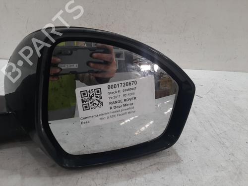 Used Right mirror Right mirror LAND ROVER RANGE ROVER EVOQUE (L538) 2.0 D 4x4 (180 hp) 36087004 36087004