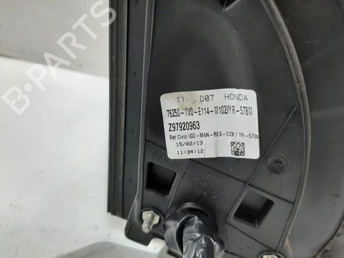 Left mirror HONDA CIVIC IX (FK) 1.6 i-DTEC (FK3) | BP29397351C26 