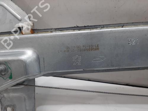 Front right window mechanism PEUGEOT 2008 I (CU_) 1.6 HDi | BP29266918C23 
