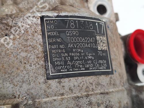 AC compressor MITSUBISHI ASX (GA_W_) 1.6 DI-D | BP27872213M34 