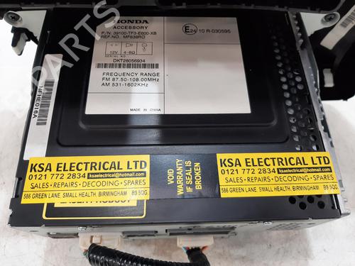 Radio HONDA JAZZ III (GE_, GG_, GP_, ZA_) 1.3 i (GE6, GG3, GG6) | BP30671055E6