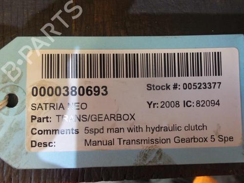 Gearkasse PROTON SATRIA NEO 1.3 | BP30756058M3