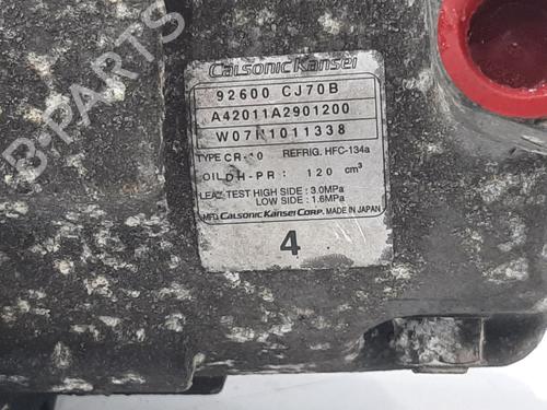AC compressor NISSAN NOTE (E11, NE11) 1.6 | BP28101161M34 