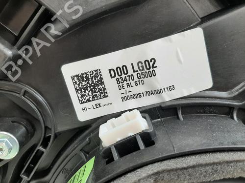 Rear left window mechanism KIA NIRO I (DE) 1.6 GDI Plug-in Hybrid | BP27203411C24 