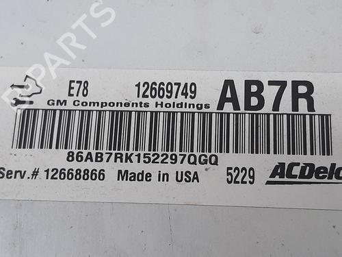 Control unit VAUXHALL MOKKA / MOKKA X (J13) 1.4 | BP26806969M11 