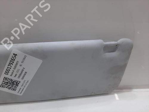 Right sun visor VAUXHALL CROSSLAND X / CROSSLAND (P17) 1.2 (75) | BP38010802I2 - Image 3