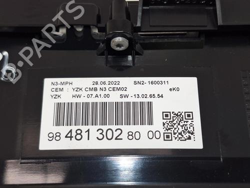 Instrument cluster PEUGEOT EXPERT Van (V_) E-EXPERT | BP26786456C47 